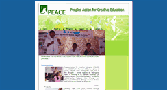 Desktop Screenshot of peaceap.org